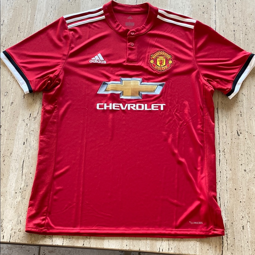 Adidas Red Manchester United Men's Clima cool jersey
